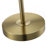 21.5 in. Modern Brass Bedside Table Lamp With In-line Switch