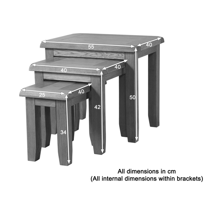 Rothbury Solid Wood Nesting Tables