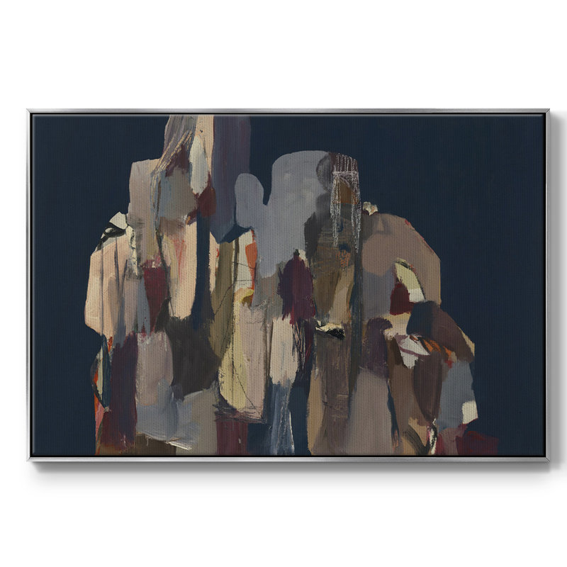 «Dezmand Sans titre», reproduction d'un seul cadre photo sur toile, Toile avec cadre argenté, H 37 po x l 25 po x P 2 po