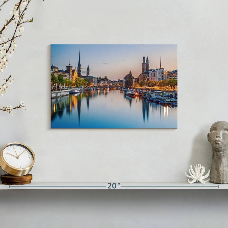 Kavia Limmat River, 8" H x 12" W