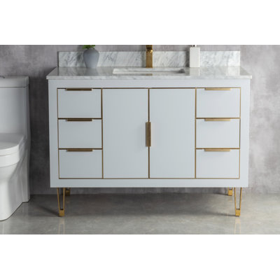 Ensemble de meuble-lavabo simple 48 po Roi
