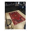 Tapis bourgogne à motif traditionnel lavable à la machine-515067152