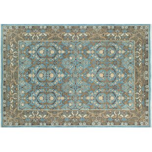 Noori Rug Karabag Socorro Rug - Brown/Blue 4'2 x 6'0