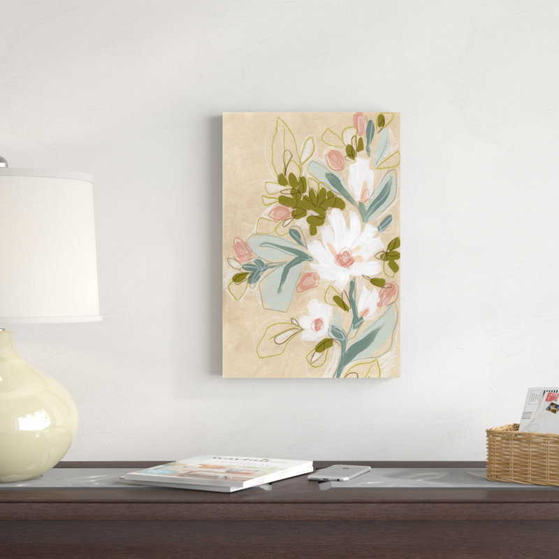 Spring II by June Erica Vess Wrapped Canvas Painting Print, 18" H x 12" W