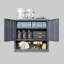 Armoire de garage en métal avec porte, armoire de rangement murale, armoire à outils flottante