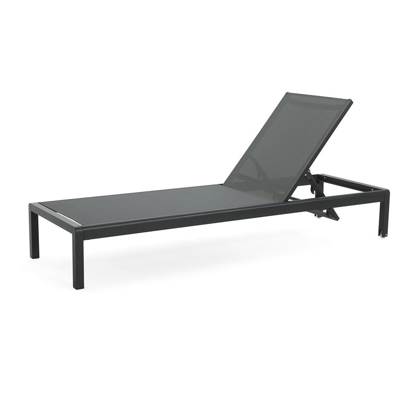 Cape Coral Kd Chaise Lounge, Gray