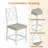 5-Piece 35.4" Round Extendable Dining Table Set-1459915595-1459915592-1467833792