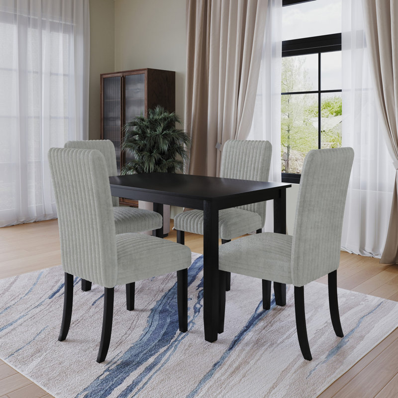 Ensemble repas pour 4 personnes Yacat, Gris clair