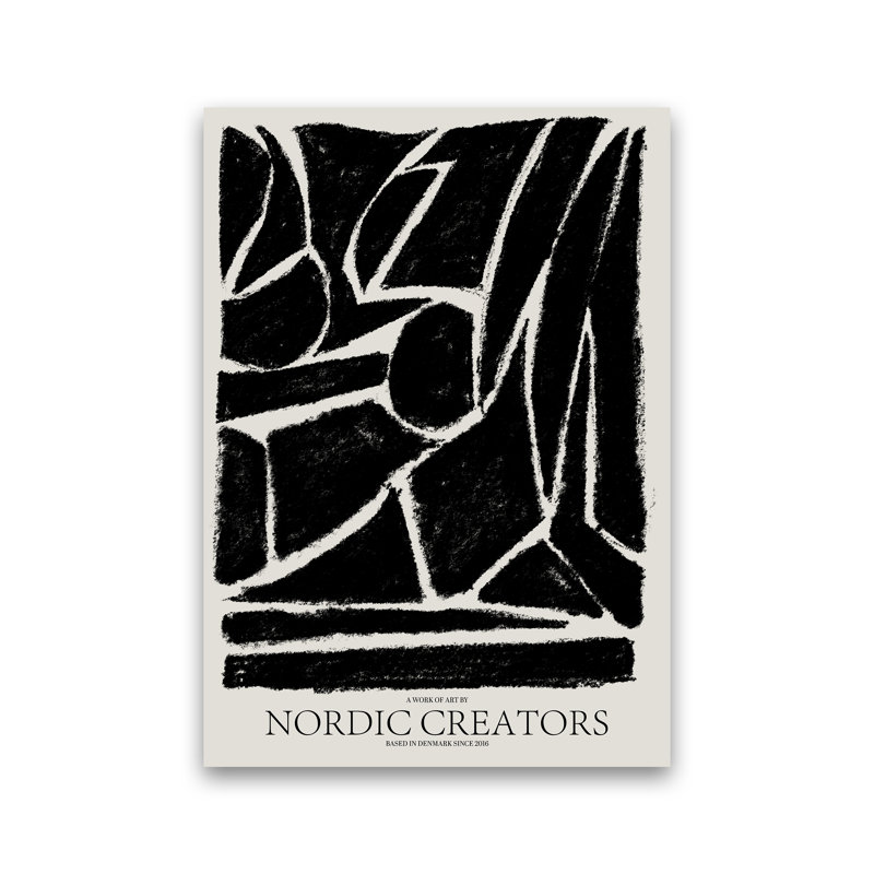 Things Fall Apart - Black - Wrapped Canvas Print, 29.7cm H x 21cm W x 1cm D, No Framed