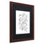 « simple fleur doodle », impression sur toile encadrée-19607757-19607759-70583038