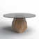 Avanicole Round Glass Top Dining Table