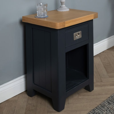 Altti 47 cm W Solid Wood Bedside Table
