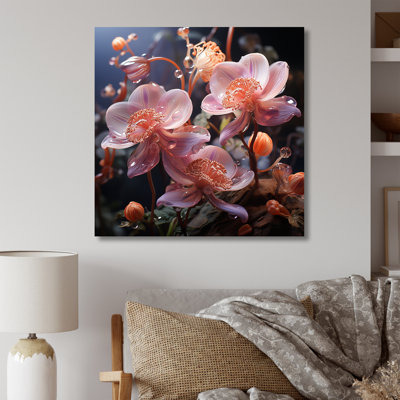 Orchidées roses, aura mystique