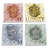 4 Piece Harry Potter Glass Coaster Set