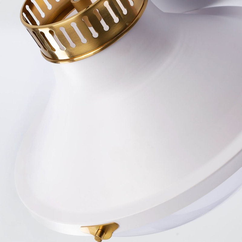 Collar Lundy encastré couloir cuisine salle d'eau, Blanc