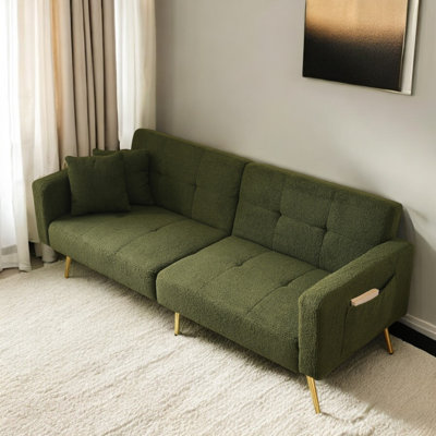 3 Seater Fabric Sofa Bed