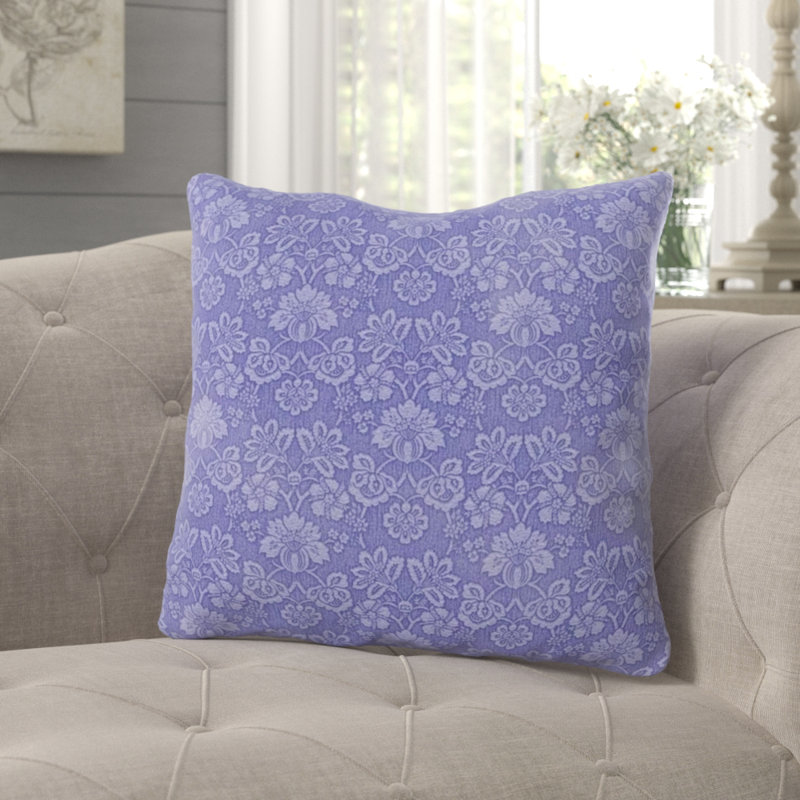 Coussin décoratif Keighley, Bleu, Intérieur