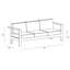 Ando Teak Patio Sofa with Sunbrella Cushions-114054985