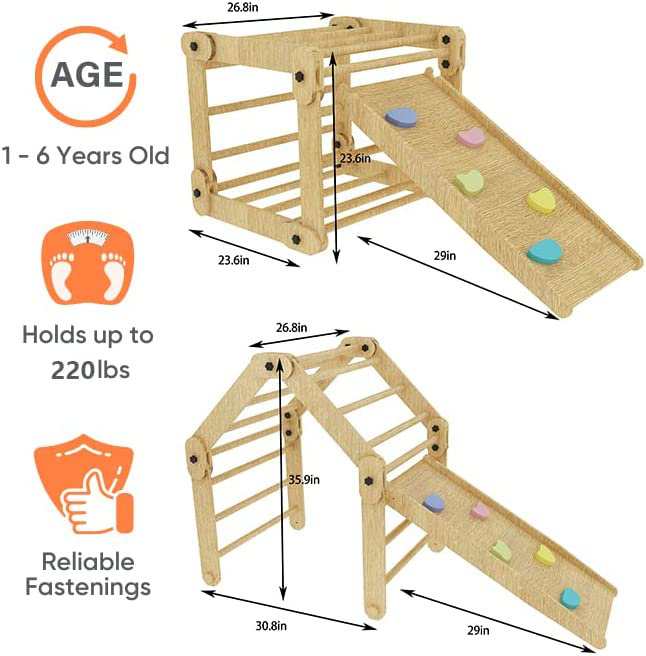 Avenlur 30.8'' W Wood Climber