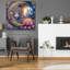«Sleeping Moon» par Rey Klimt, art mural en verre acrylique-1463877513