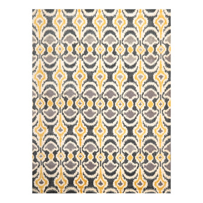 Wool Ikat Indoor Rug