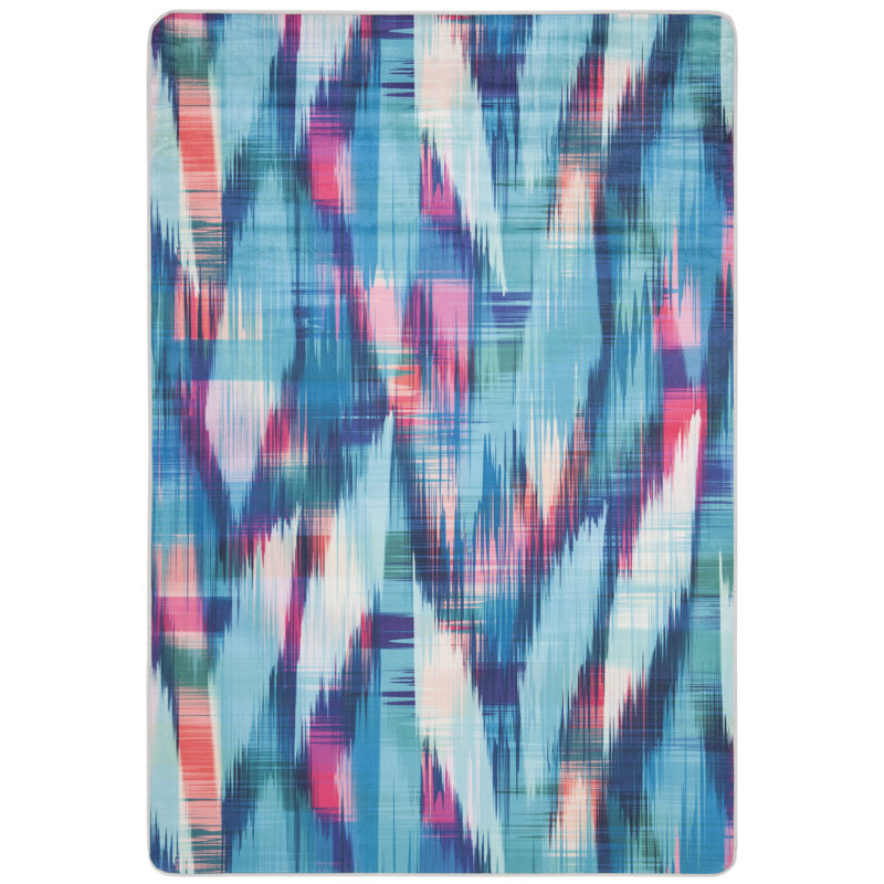 Ellesmere Performance Machine Washable Abstract Rug, Rectangle 3' x 5'