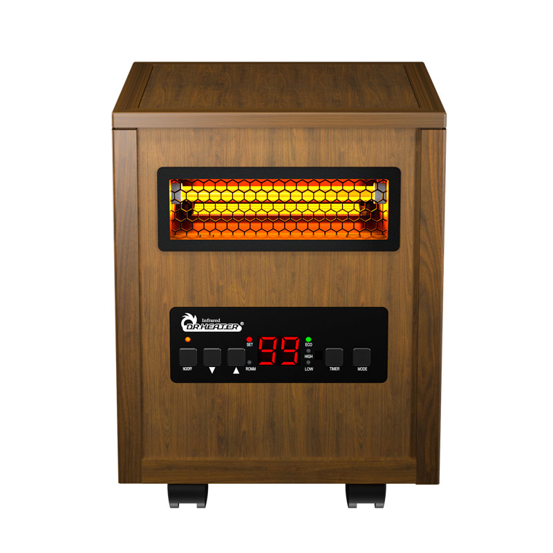 Chaufferette d'intérieur portative à infrarouges Dr-123 avec télécommande Dr. Dr 1500