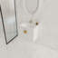 Meuble-lavabo à fermeture en douceur avec lavabo - fixation murale - blanc brillant-1458010488
