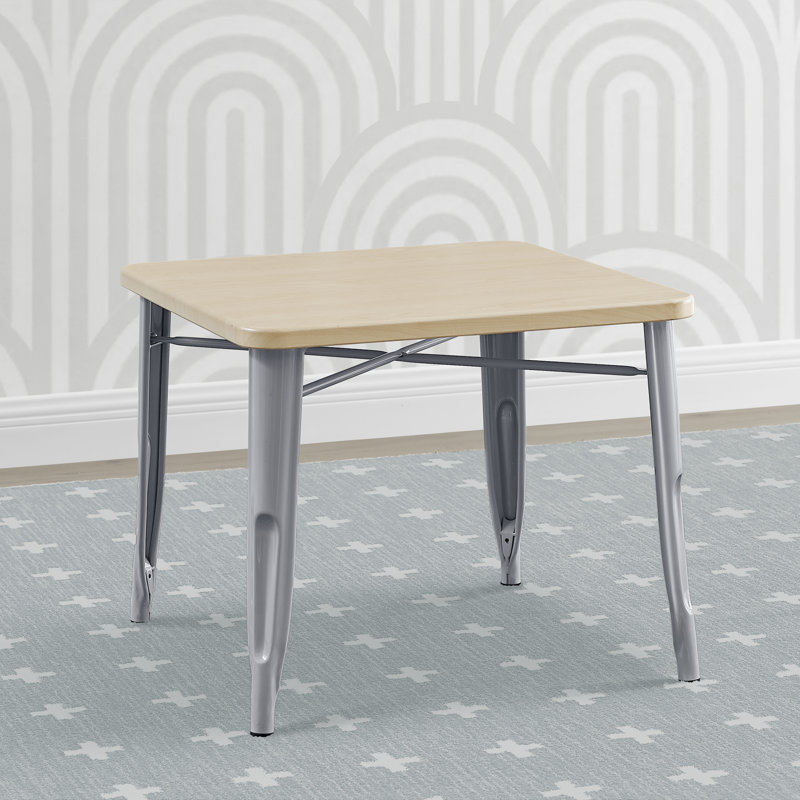 Table de jeu Bistro Kids, Gris / bouleau naturel