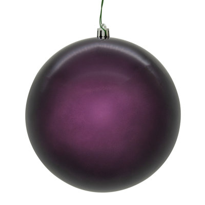 Plum Pearl Seamless Ball UV Drilled. Includes one ornament.