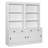 Nicanor Tall Bookcase Suite with LED Lighting, Sliding Doors & Drawers-127127604