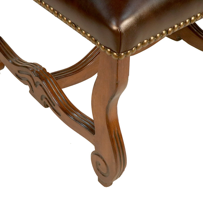 Chaise d'appoint Darrick, Brun, Brun/beige