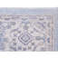 Tapis unique ivoire / bleu clair / gris de 7 pi 10 po x 9 pi 11 po
