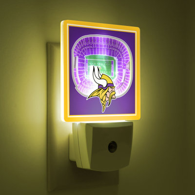 NFL Minnesota Vikings Stadium View Night Light