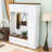 Hall Tree with Storage Bench, Cabinets, Drawers and Hooks-129936765