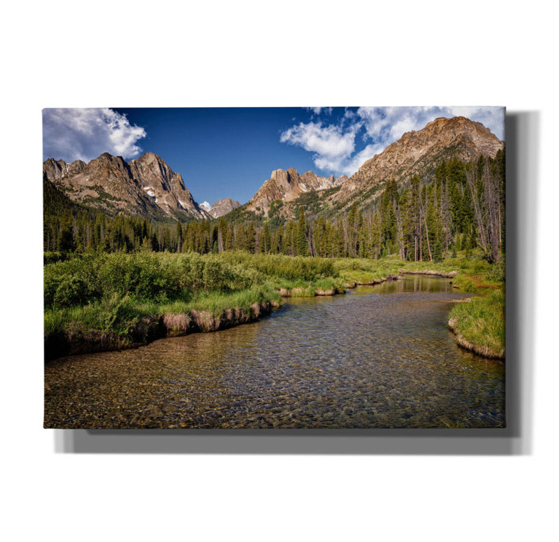 "Epic Graffiti" Fishhook Creek "par Rick Berk, art mural sur toile, H 18 po x l 26 po x P 0,75 po