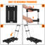 94cm H x 36cm W Utility Cart