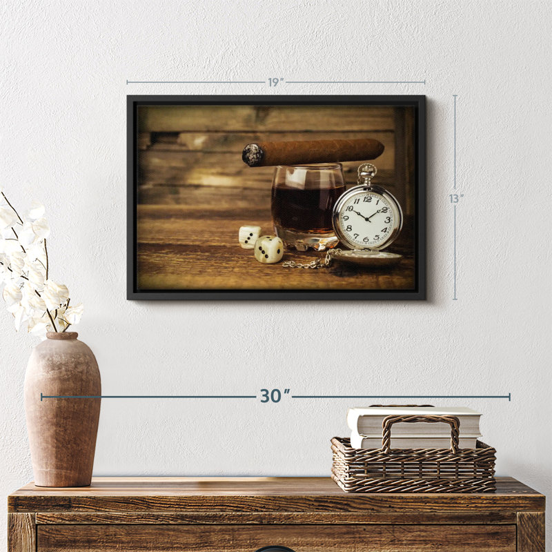 «Late Night Drinks», reproduction sur toile, H 13 po x l 19 po
