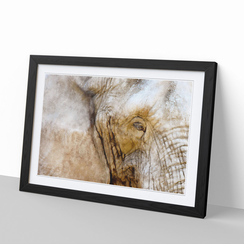 Elephant Vol.5 - Picture Frame Graphic Art, Black Framed, 48cm H x 65cm W x 2cm D