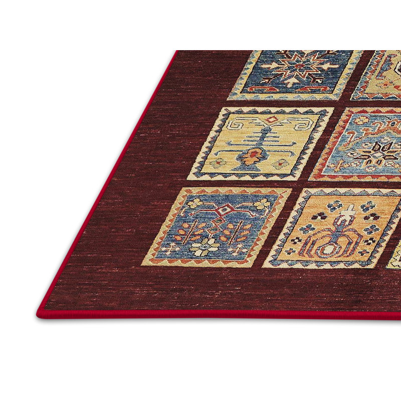 Abstract Indoor Rug, Rectangle 2' x 4'