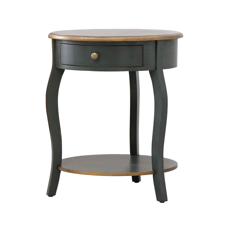 Upton-upon-Severn Solid Wood Top 1 End Table with Storage