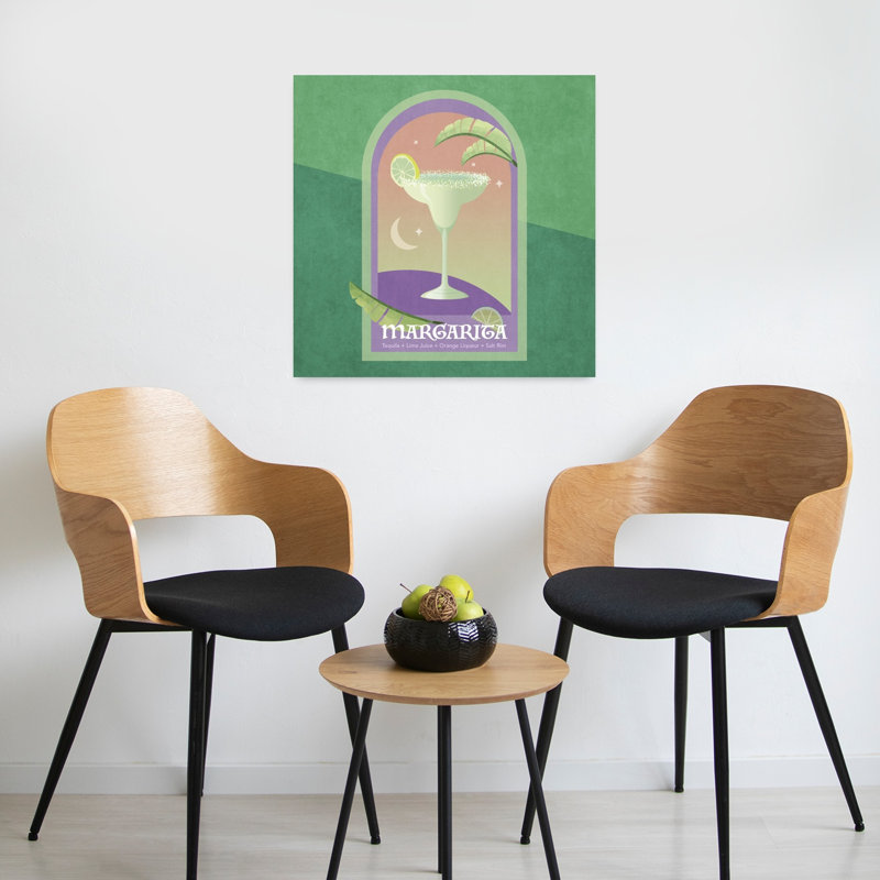 «Margarita Dreams», art rétro rétro paysage naturel, H 24 po x l 24 po