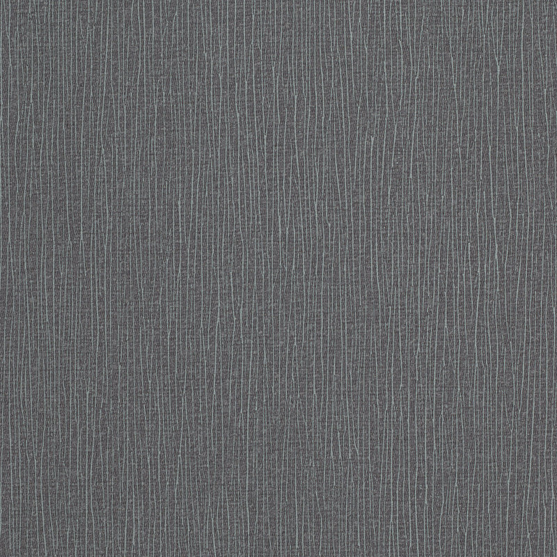 3' L x 52" W Textured Wallpaper Roll, Charcoal/Gray/Slate