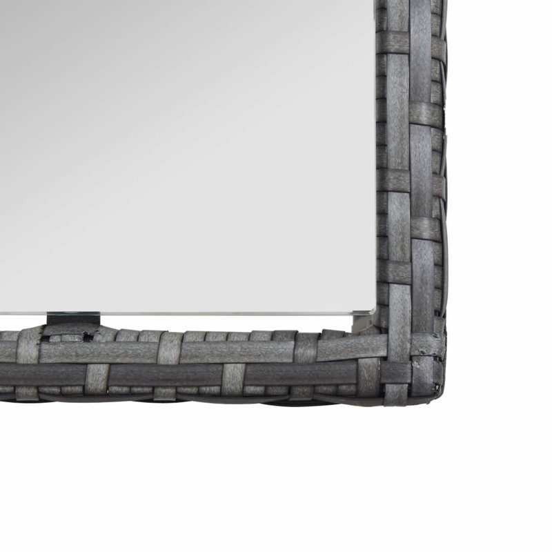 Chaise longue avec coussins Tonya, Gris foncé, Gris anthracite