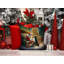 Coussin Bernese Mountain Dog and Santa Claus-101410247