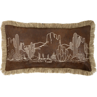 Coussin décoratif 14 "x 26" avec insert inclus Carstens, Inc. Cactus Canyon
