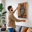 Owl on Branch Boho - Wrapped Canvas-497558128-497558122