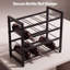 Wine Bottle Rack Black