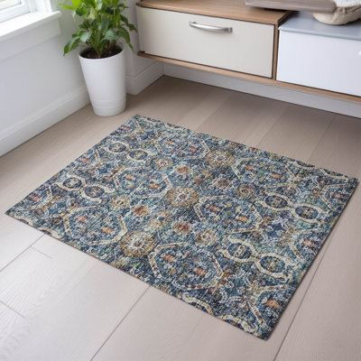 Premium Machine Washable Lyndhurst AMF1181 Global Rug