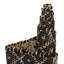 Tapis noir en jute / sisal tissé à plat à la main Asad-1833047425